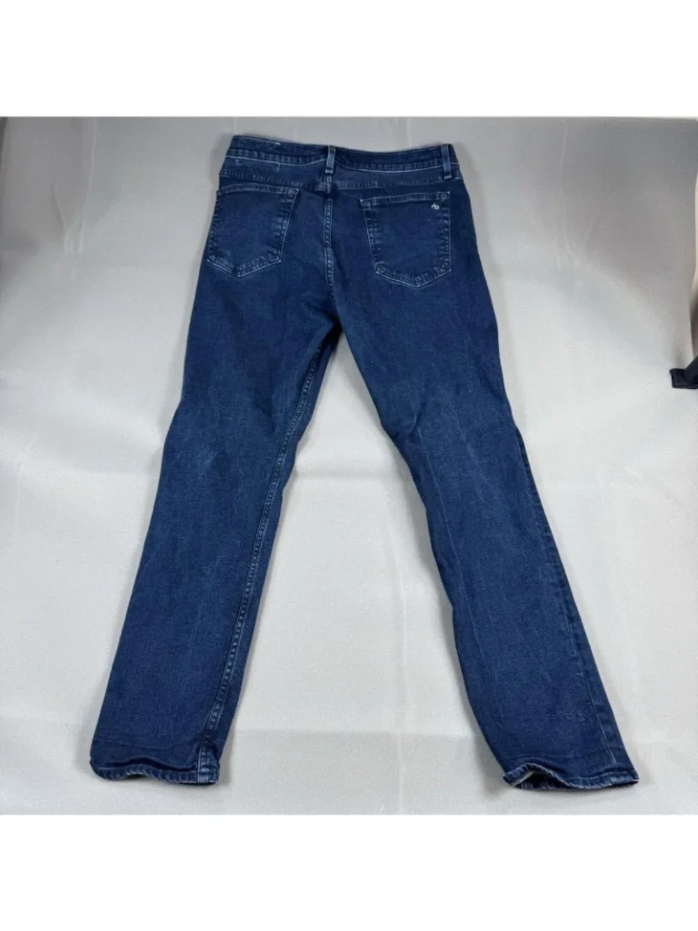 Rag & Bone Fit 2 Jeans Mens Size 34x32 Blue Slim Tapered Stretch Cashmere Denim